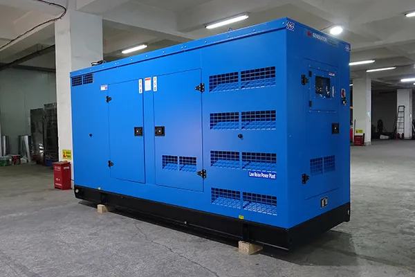 Máy phát điện Diesel 250kW siêu chống ồn xuất khẩu Châu Phi