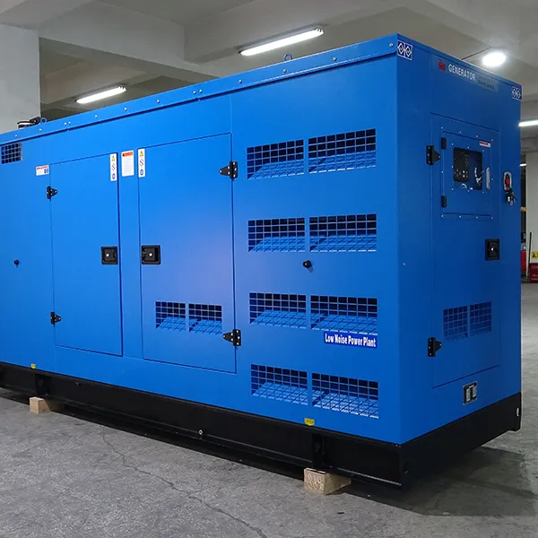 Máy phát điện Diesel 250kW siêu chống ồn xuất khẩu Châu Phi