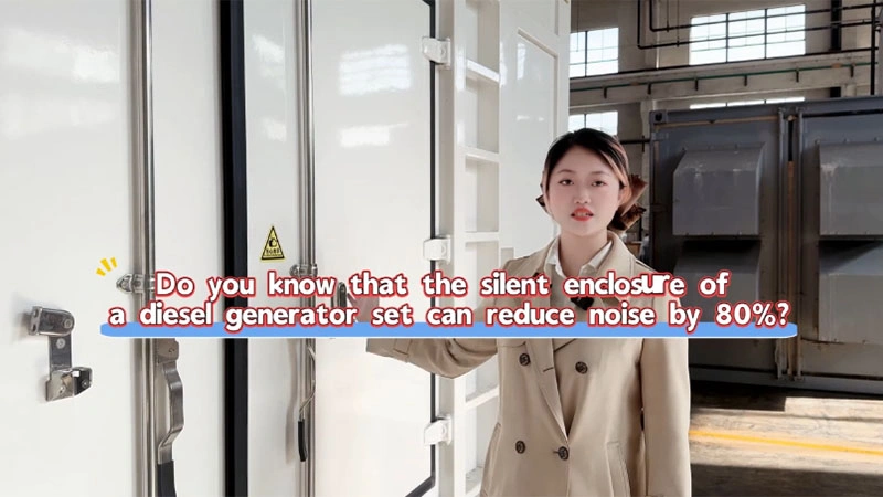 Bạn có biết? Máy phát điện diesel chống ồn có thể giảm tiếng ồn tới 80%.
