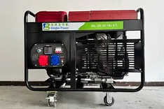 Máy phát điện khung hở làm mát không khí Diesel 10kW-20kW (2 Xy-lanh)