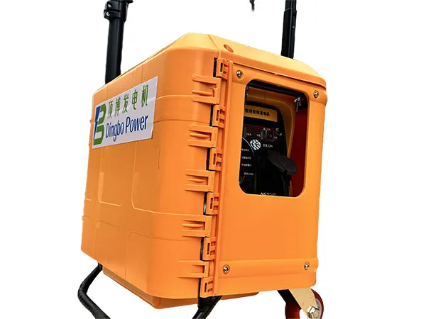 Đèn chiếu sáng khu vực từ xa di động dùng máy phát xăng 700W