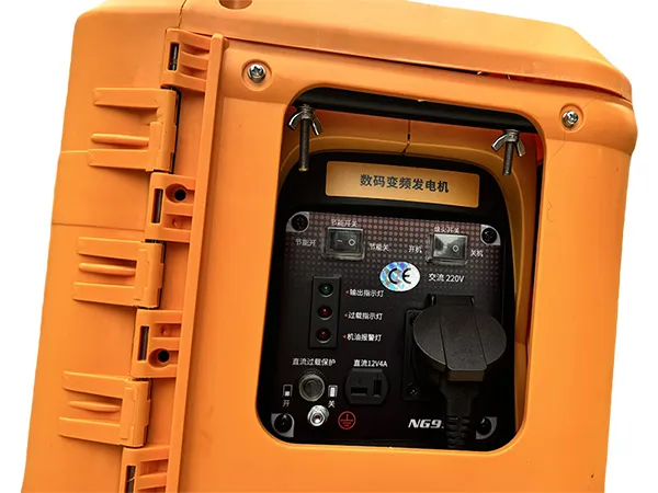 Đèn chiếu sáng khu vực từ xa di động dùng máy phát xăng 700W